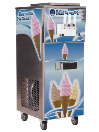 Máquina De Sorvete Italiano  Milksoft Mod. S3-SPECIAL - USADA